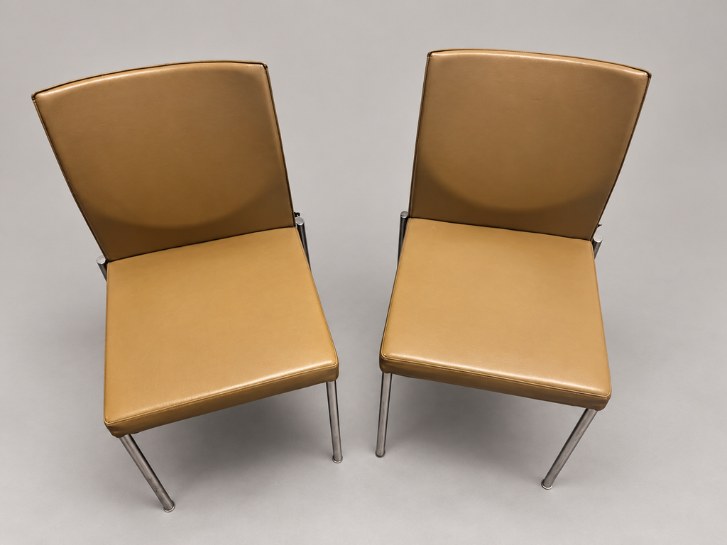 KFF chair pair overview; edited studio background; originals retained