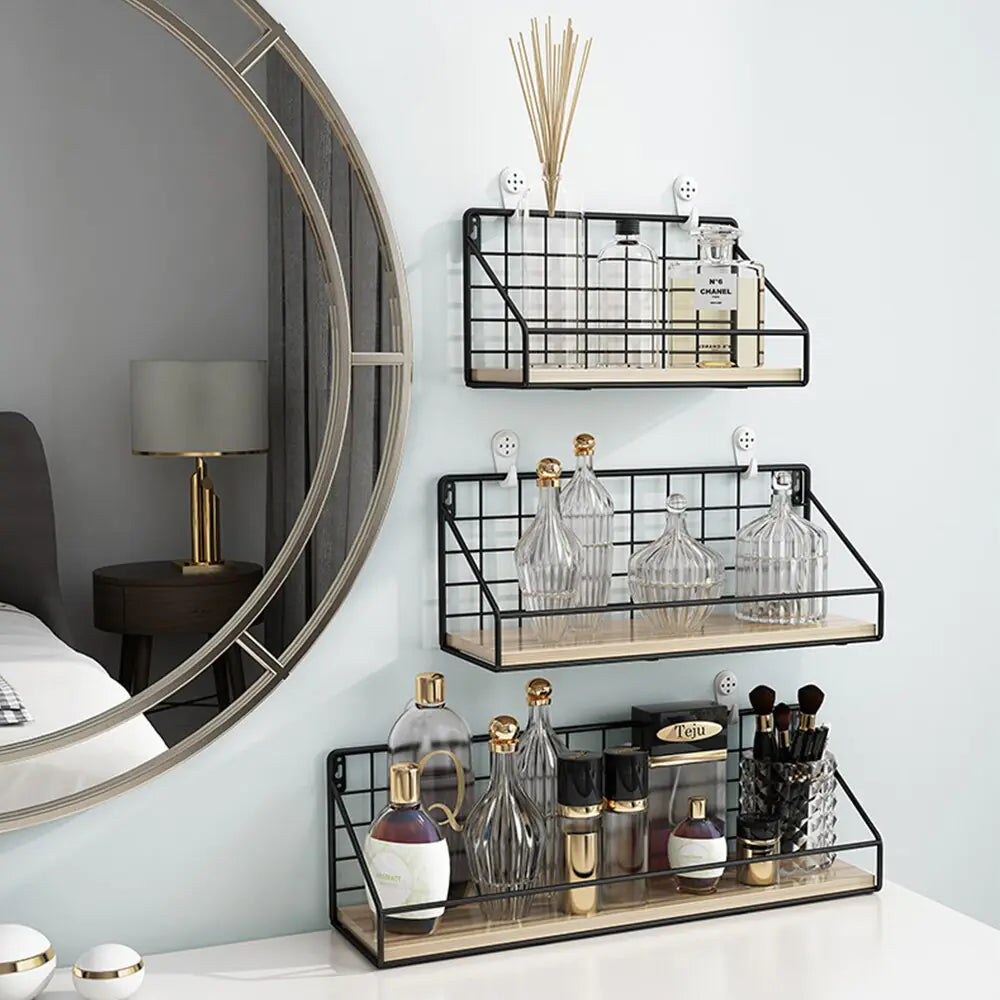 Globally Sourced Products Presents Nordic Wooden Wall Hanging Shelves