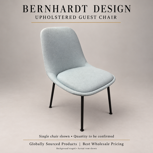 Bernhardt chair hero; digitally staged background; one chair shown