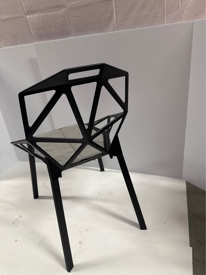 Actual Magis Chair One black chair — rear view