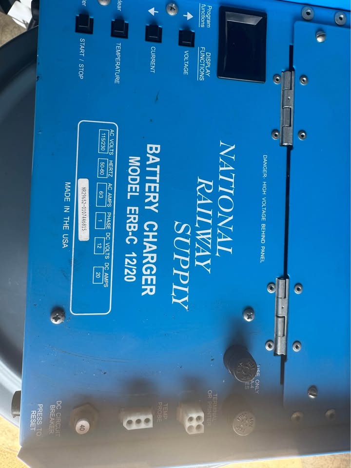National Railway Supply ERB-C 12/20 model and control plate original