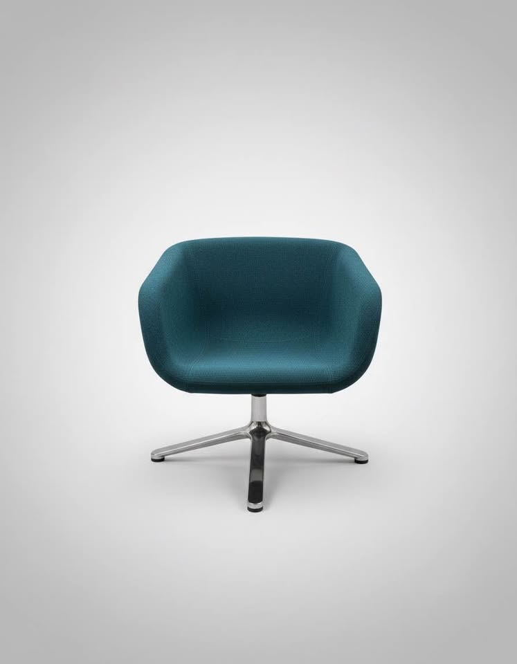 Supplied Hightower chair front view with previously staged background; current condition unconfirmed.