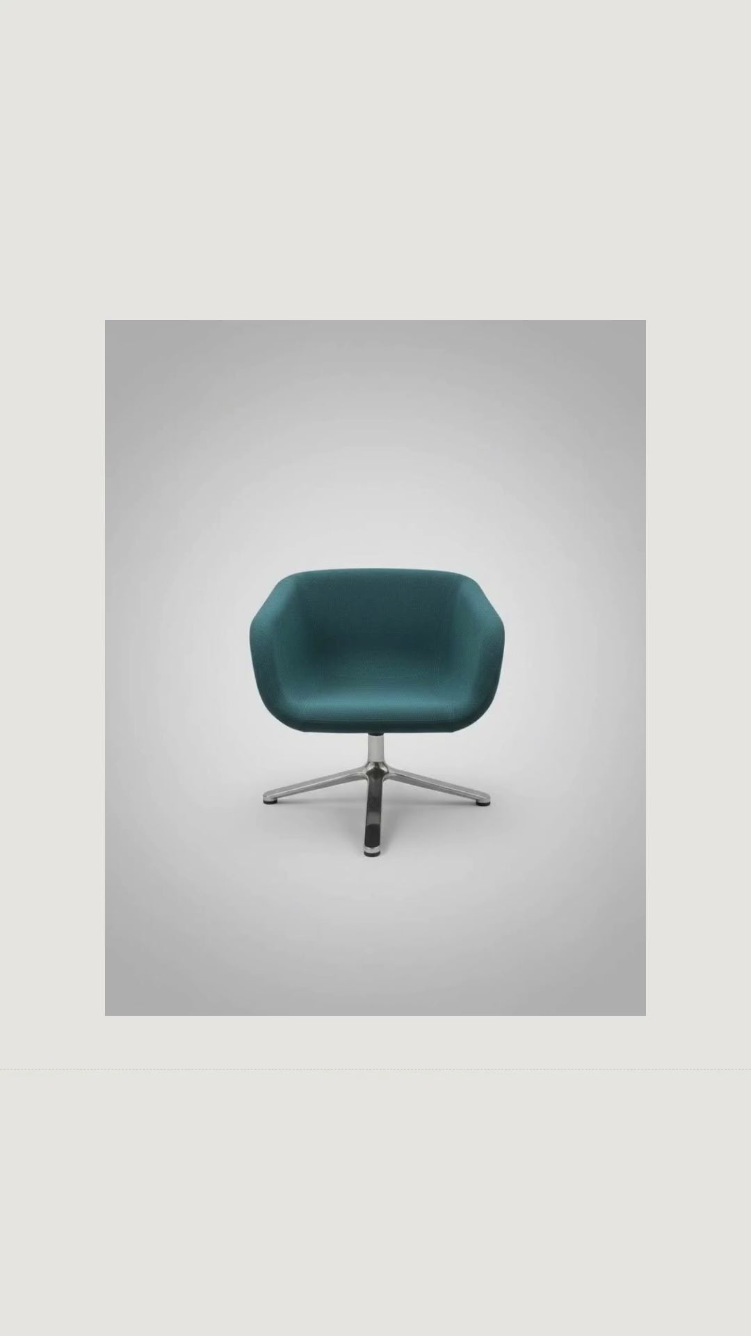 Hightower upholstered lounge chair overview video; staged presentation of the exact photographed chair, with inquiry text 631-612-0629.