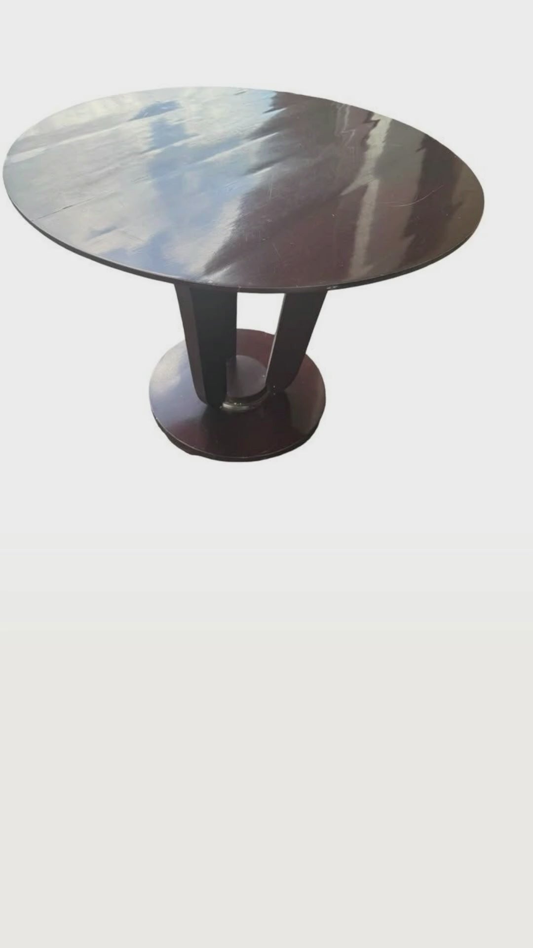 Baker Barbara Barry round pedestal table — exact-item condition and identification video