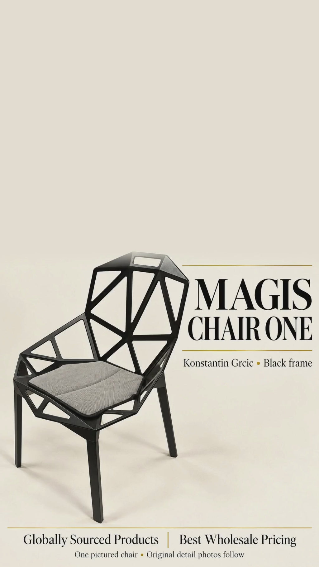 Magis Chair One by Konstantin Grcic — exact-item product video