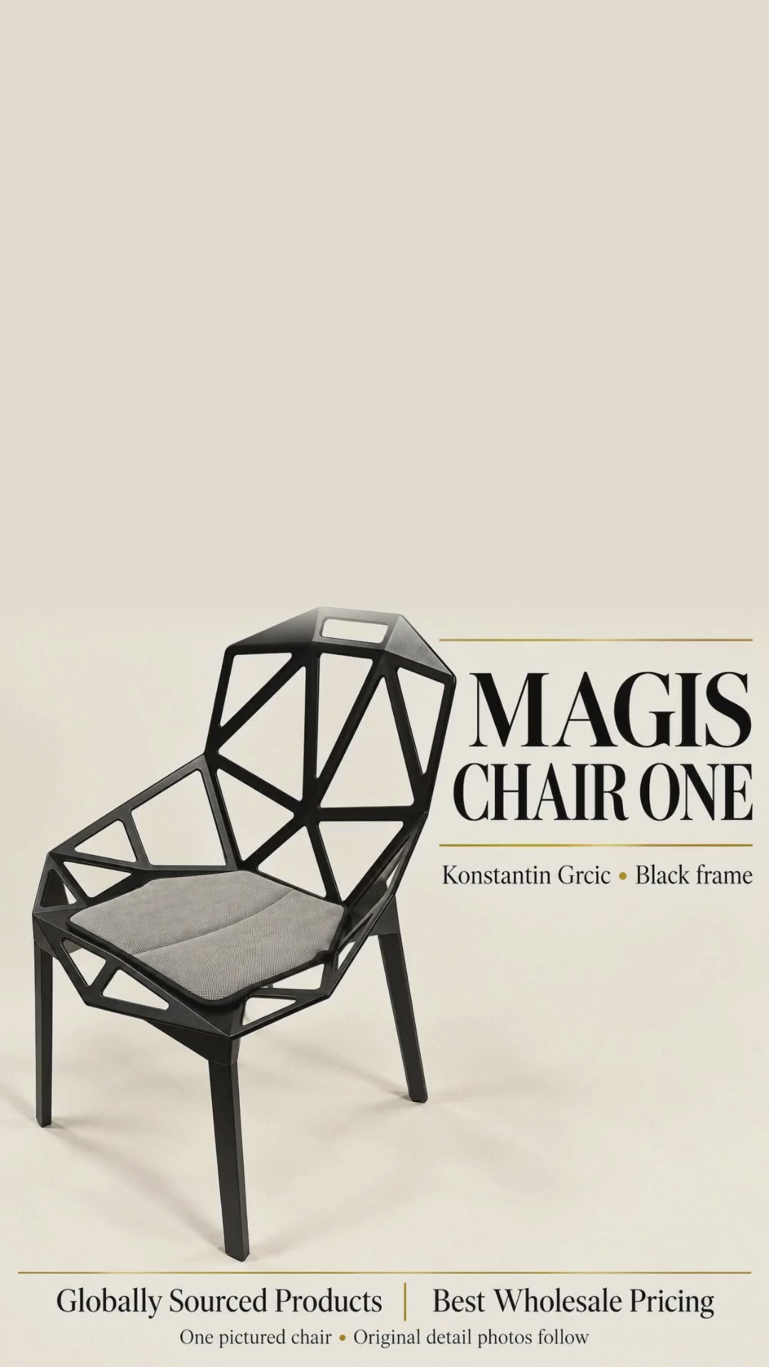 Magis Chair One by Konstantin Grcic — exact-item product video